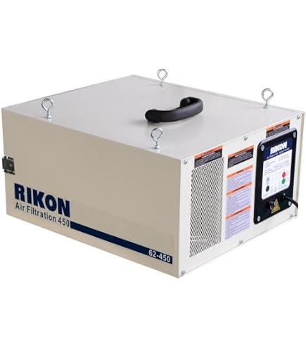 Rikon Disposable Air Filter 9.5x16.5x2 Inches - MERV 8 Pleated Filter For 62-400 Dust Collector
