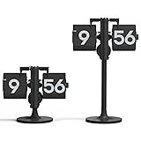 mooas Standing Height Adjustable Flip Desk Clock