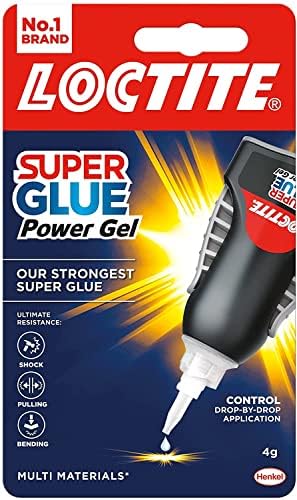 Loctite Super Glue Power Flex Control, Flexible Super Glue Gel