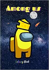 Download among us coloring book: among us gaming crewmate imposter ...