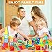 WHIRLT Magnetic Blocks, 40 PCS Magnetic Tiles Building Blocks Toys Set for Kids Preschool Educational Magnet Construction Magnetic Toys for Boys Girls Age 3 4 5 6 7 8 Year Old