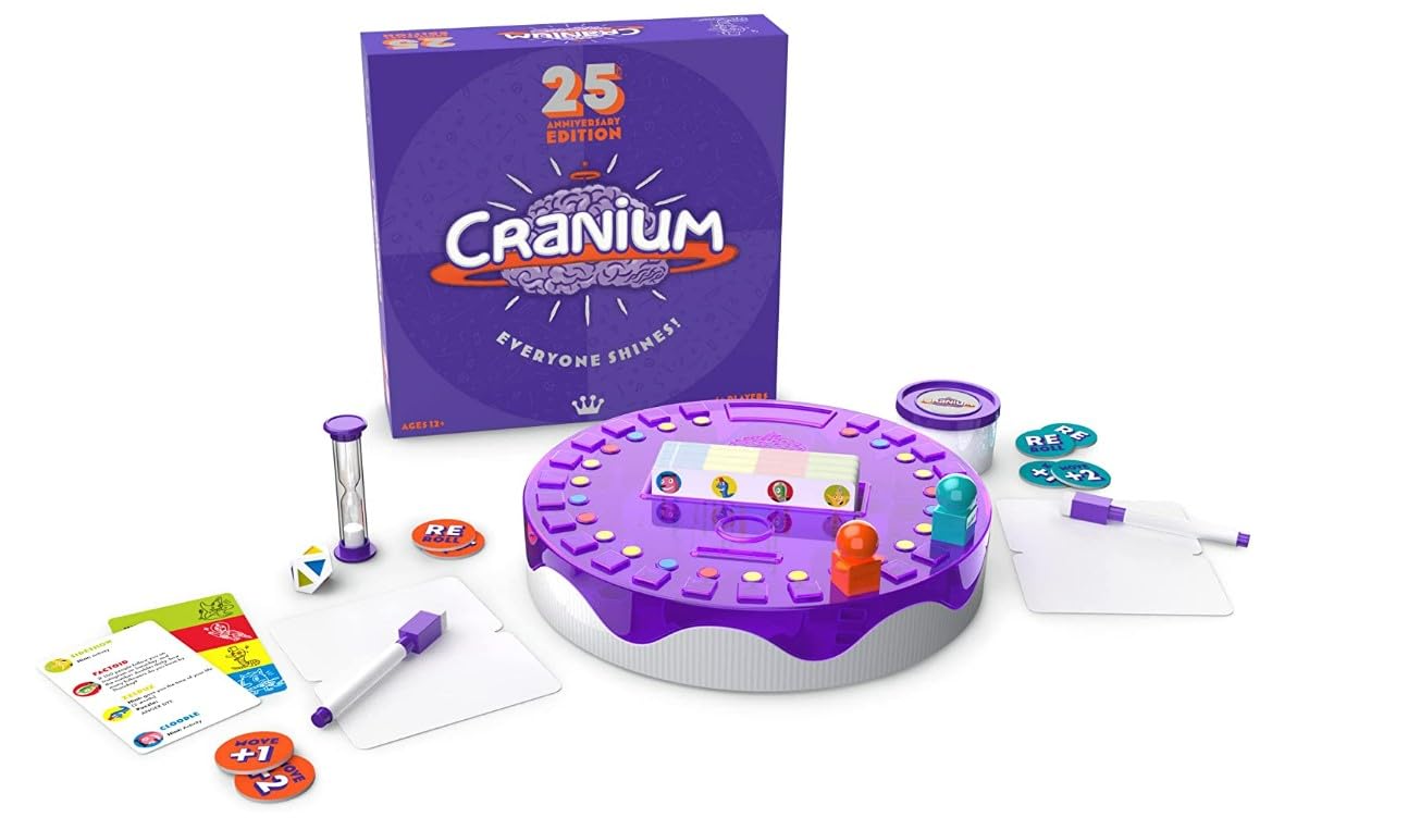 Funko Cranium - Revamped 25th Anniversary Edition - 4+ Players - Ages 12 and Up - More than 800+ New Questions - Unscramble, Sculpt, Draw, and more - Family Party Game - Board Game for Game Nights