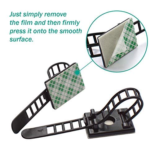4 50pcs+Adhesive+Adjustable+Optional+Management