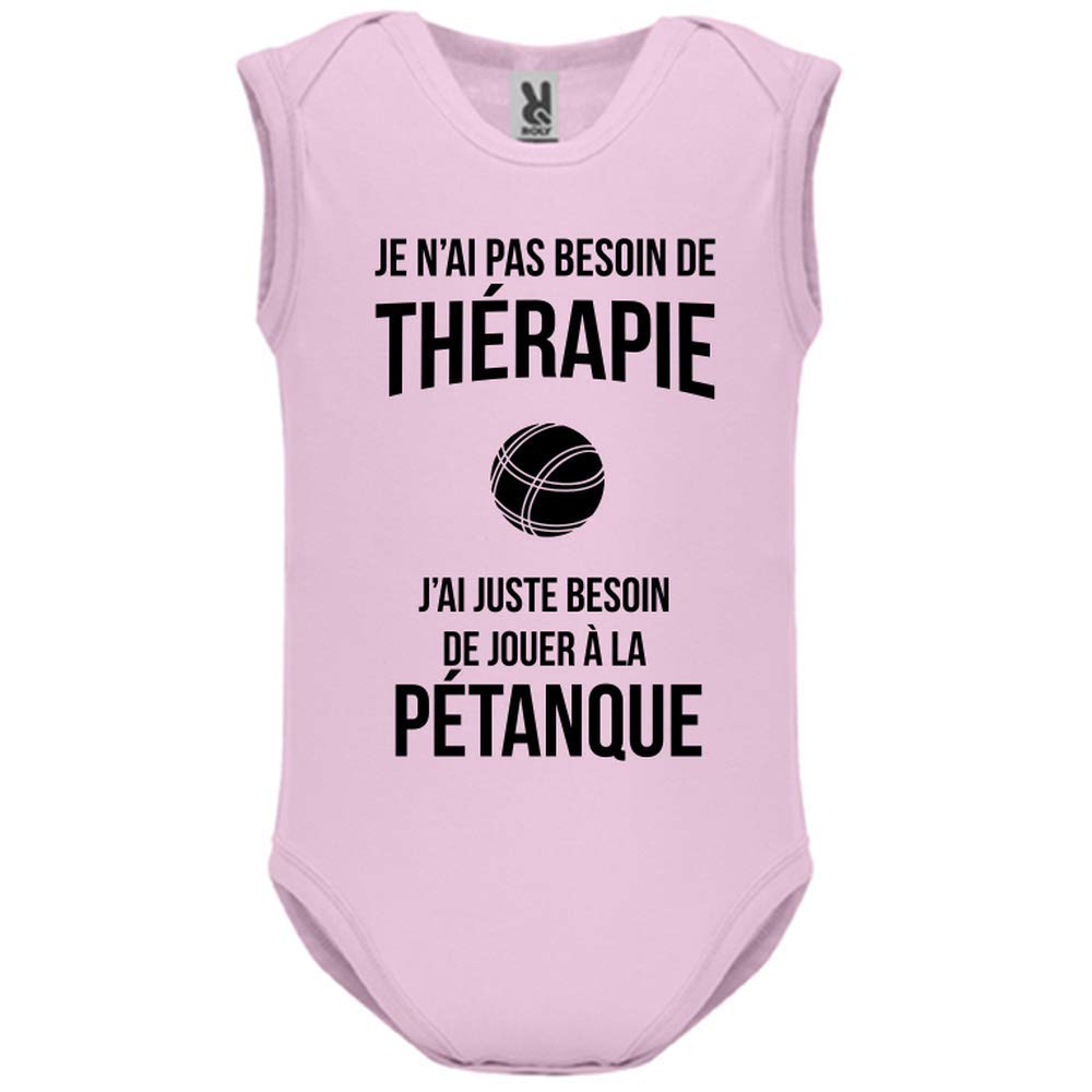 Lookmykase Body Bebe Bebe Fille Manche Sans Je N Ai Pas Besoin De Therapie J Ai Juste Besoin De Jouer A La Petanque Bebe Fille 0 24m Bodys Et Combinaisons Lawawarenesssociety In