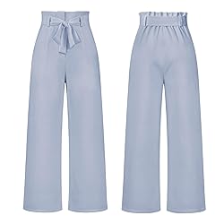 GUOLEZEEV High Waisted Wide Leg Trousers Dress