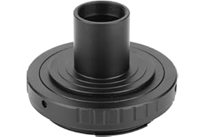 T2- Microscope Adapter with M42 Thread, Converter for 23.2mm T Mount Microscope Eyepiece to for Mounts SLR Camera