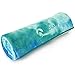 Aurorae Sport and Swim Towel Aqua for Beach, Pool, Travel, Microfiber, Super Absorbent, Extra Large, Lightweight (Tahiti Tides)