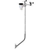 Ambient Weather WeatherMount Weather Station Mount | WeatherMount and Mast Height is Approximately 50"