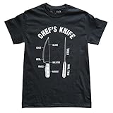 10oz Apparel Men's Anatomy of a Chef Knife T-shirt