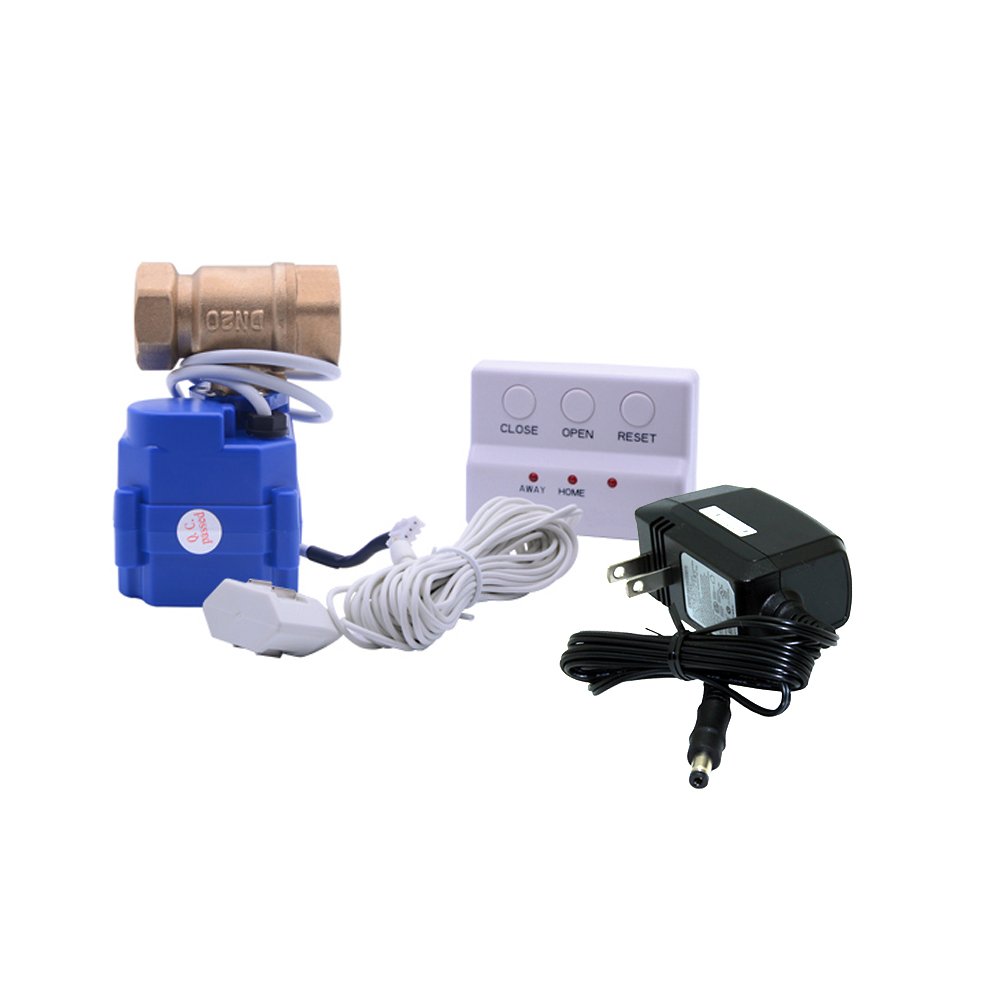ESDS Water Leak Detector with Shutoff Valve,Sensors and Sounds Alarm,Automatic Water Leak Shut