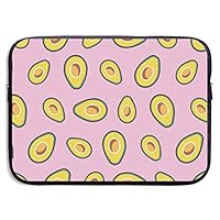 Jingclor Business Briefcase Sleeve Cute Avocado Funny Graphic Portable Laptop Liner Protective Bag for MacBook Pro/MacBook Air/Asus/Dell