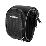 RockBros Bike Handlebar Bag Waterproof Bicycle Front Bag Multifunction Cycling Travel Shoulder Pack Pannier Reflective Strips