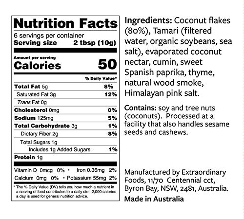 PIMP MY SALAD Vegan Bacon Substitute | Keto, Gluten Free, Dairy Free, Paleo | Crunchy Meal & Salad Toppers Made with Whole Food Ingredients | Coconut Bacon | Eco Jar | 2.1 oz