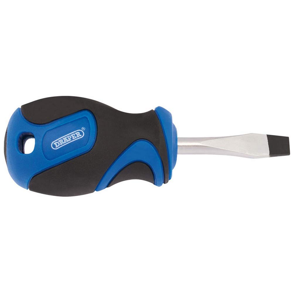 Draper 48921 Plain Slot Screwdriver with Soft Grip Handle, 6.0mm x 38mm — image 1