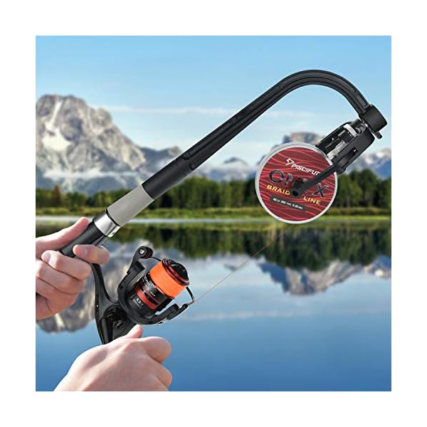 piscifun fishing line winder spooler machine spinning reel spool spooling station system