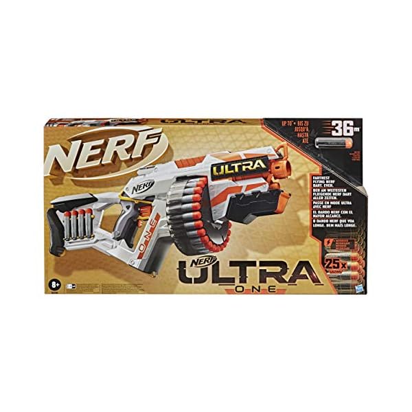 Nerf-Ultra-One-Motorised-Blaster--25-Nerf-Ultra-Darts--Furthest-Flying-Nerf-Darts-Ever--Compatible-Only-with-Nerf-Ultra-One-Darts Nerf Ultra One Motorised Blaster – 25 Nerf Ultra Darts – Furthest Flying Nerf Darts Ever – Compatible Only with Nerf…