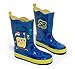 Kidorable SpongeBob SquarePants Blue Natural Rubber Rain Boots w/Pull On Heel Tab
