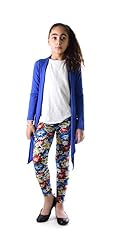 Dinamit Jeans Girl's Fun Printed Leggings Blue