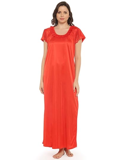 Womens Maternity Feeding Nursing Full Nightdress