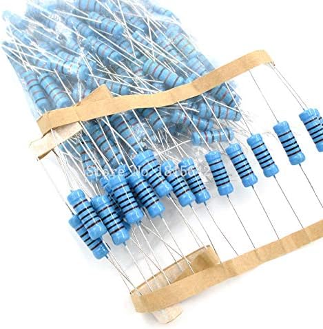 20PCS/LOT 3W 47R 47 ohm Metal Film Resistor 1% Error 3w DIP Color Ring Resistance