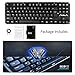 AULA Anti-ghosting 87 Keys Mechanical Gaming Keyboard with Blue Switches,USB Plug By AFUNTA -Black