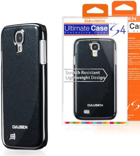 Dausen TR-RG515BK Metallic Case for Samsung Galaxy S4 - Retail Packaging - Black
