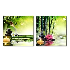 Spa Stones in Garden with Flow Water 2...