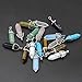 Wholesale 18 PCS Assorted Genuine Natural Quartz Stone Healing Point Reiki Chakra Pendants Bulk for Jewelry Making