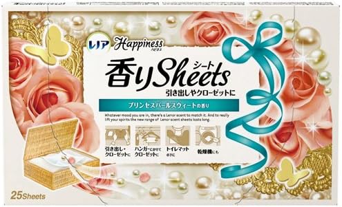 Amazon レノア ハピネス 香りシート プリンセスパールスウィートの香り 25枚 レノア シート