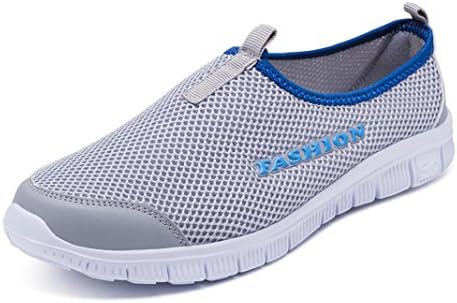 Magone Women's Ultralight Slip On Sneaker Quick Dry Mesh Beach Casual Sports Walking Shoes grey 9