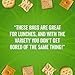 Nabisco Savory Cracker Variety Pack, RITZ, Cheese Nips, Wheat Thins & RITZ Toasted Chips Sour Cream and Onion, 20 Snack Packs
