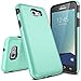 Galaxy J7 V Case, J7 Perx Case,J7V Case,J7 Sky Pro Case,Galaxy Halo Case, All Around Protection Hybrid Dual Layer Armor Phone Case Cover for Samsung Galaxy J7 2017, Sky Blue