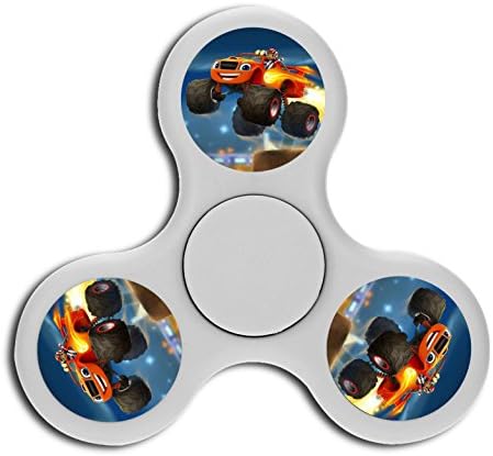 QIAO 23AD Blaze Fidget HAND Spinner Kill Time Toy Kid Adult White