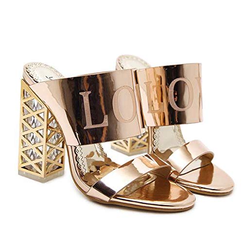 rose gold crystal sandals