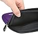 7-8 inch Tablet Sleeve, Evecase® 7~8 inch Tablet Ultra-Portable Neoprene Zipper Carrying Sleeve Case Bag with Accessory Pocket - Purple/Black