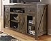 Ameriwood Home Farmington Rustic TV Stands for Living Room, TV Stand fits TVs up to 60