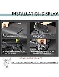 LOUTOC Bombilla para lámpara de proyector 5J.J7L05.001 para Benq W1070 W1080ST HT1075 HT1085ST W1070 + W1080ST + i700 MX662 MX720 5J.J9H05.001