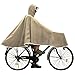 ANYOO Waterproof Rain Poncho Bike Bicycle Rain Capes Lightweight Compact Reusable for Adults Khaki