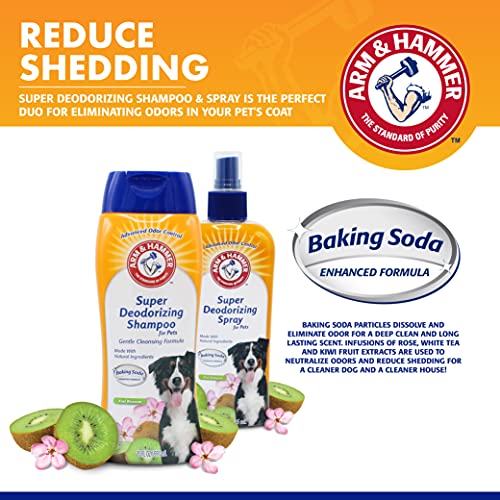 Arm & Hammer for Pets Super Deodorizing Kiwi Blossom Dog Shampoo and