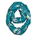 Littlearth NFL Miami Dolphins Sheer Infinity Scarf, Team Color, 70” x 25”