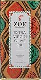 Zoe Extra Virgin Olive Oil 1 Liter tins (Pack of 2), Spanish Extra Virgin Olive Oil, First Cold Pressing of Spanish Cornicabra Olives, Delicate Aromatic Buttery Flavor
