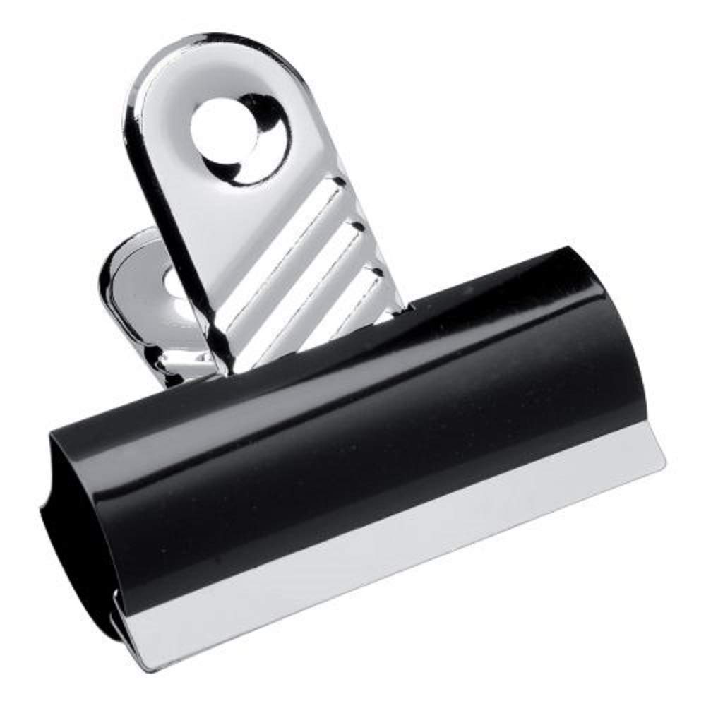 5 Star Grip Clips Metal Width 70mm Black [Pack of 10]