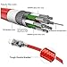 iPhone Cable,Sharllen 3FT/6FT/10FT Nylon Braided iPhone Lightning Cable Data Line Charging&Syncing USB iPhone Charger Cord Compatible iPhone XS/Max/XR/X/8/8Plus/7/7P/6S/6S P/SE/iPad 5 Pack (Red)
