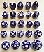 Purple - 24 Unusual Dice Set - D3, D4, D5, D6, D7, D8, D9, D10, D%10, D11, D12, D13, D14, D15, D16, D17, D18, D19, D20, D22, D24, D26, D28 & D30