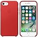 Apple Leather Case (for iPhone 7) - Red