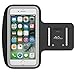 MoKo Phone Armband, Water Resistant Running Armband with Key Holder Adjustable Band Compatible with iPhone 11, 11 Pro Max, Xs Max, Xr, 8 Plus, 7 Plus, 6s Plus, 6 Plus for Walking Fitness, Black