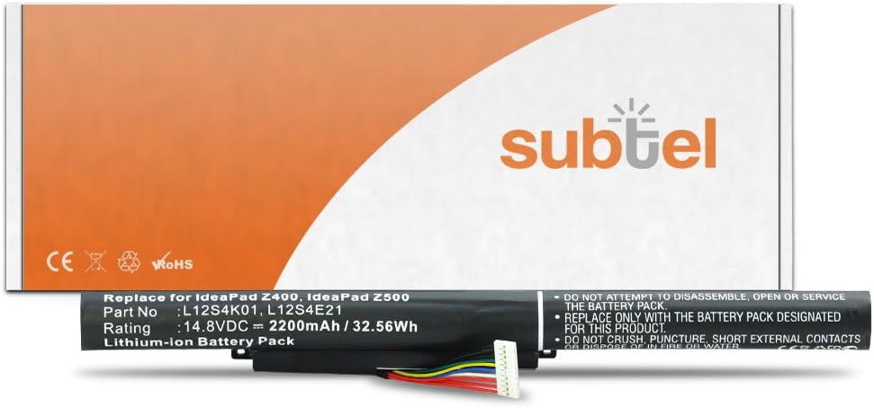 Battery For Lenovo Ideapad Z400 Touch Touch Z410 Z500 Z510 Battery 20 Mah Touch Amazon Co Uk Computers Accessories