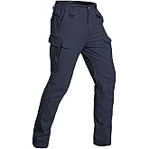 NAVEKULL Men's Flex Tactical Pants Cotton Stretch Work Cargo Pants Lightweight EDC Outdoor Hiking Trousers