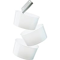 Hawaiian Shaved Ice Accessory Kit for S900A Shaved Ice Machine, with Stainless Steel Replacement Blade (2” x ⅛” x ⅞”) and 3 F