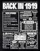 11x14 1919 Birthday Gift // Back in 1919 Black and White Poster // 102nd Birthday Gift // 102nd Party Decoration // 102nd Birthday Sign // Born in 1919 Print